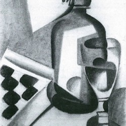 Still Life with Siphon by Juan Gris